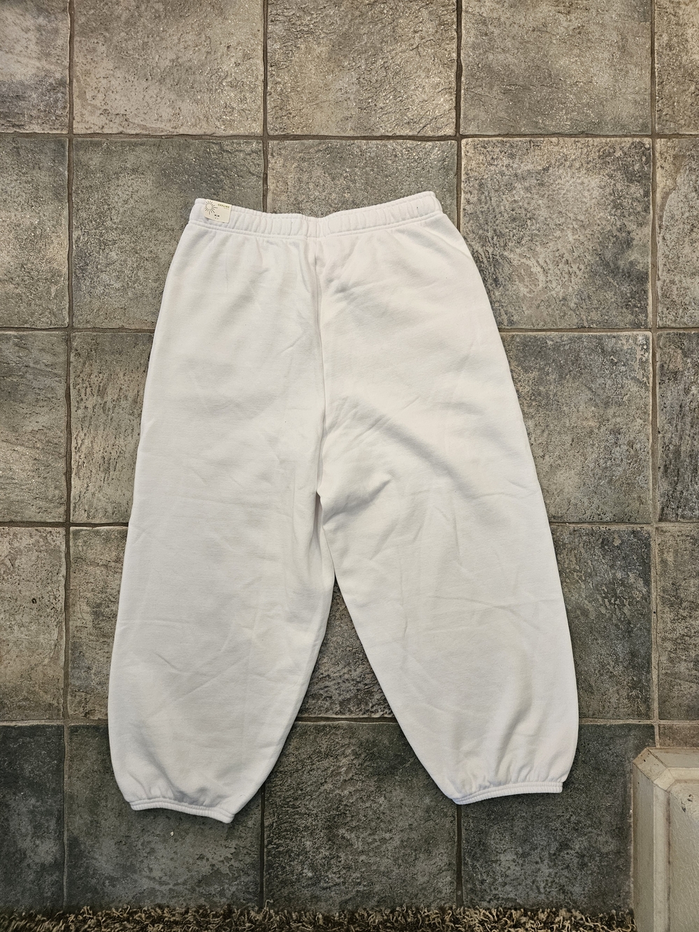 aerie White Jogger Sweatpants - Picture 4 of 6